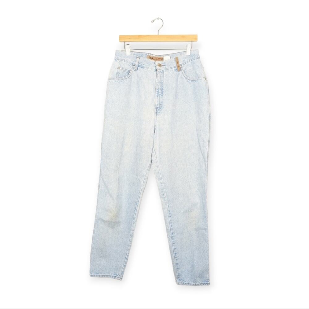 Vintage Levi's Brown Tab 900 Series Light Wash Jeans Size 16